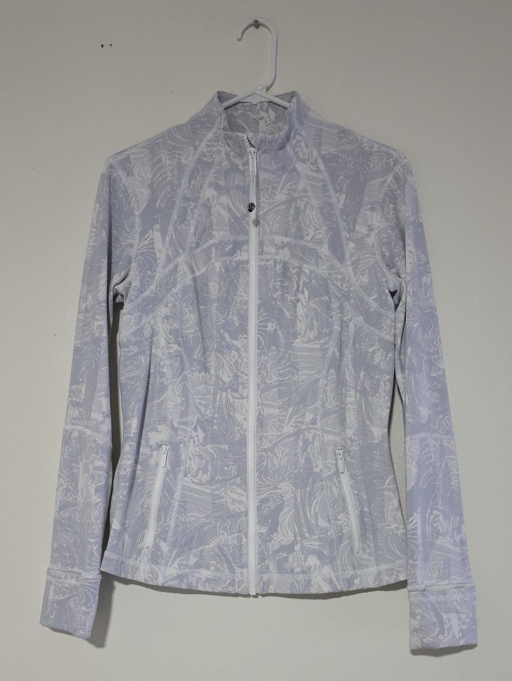 lululemon athletica Define JacketLight Gray Printed Full-Zip